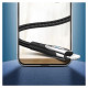 Joyroom Sharp Series S-M411 USB-A / Lightning 3A Cable 1.2m with Charging Indicator - Black