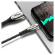 Joyroom Sharp Series S-M411 USB-A / Lightning 3A Cable 1.2m with Charging Indicator - Black
