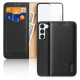 Dux Ducis Hivo case Samsung Galaxy S23+ flip case wallet stand RFID blocker black