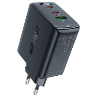 Acefast fast charger GaN (2xUSB-C / USB-A) PPS / PD / QC4+ 65W black (A41)
