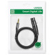 Ugreen audio cable 3.5mm mini jack (male) - XLR (female) 1m black (AV182)