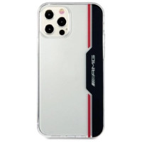 Mercedes AMG Electroplate Vertical case for iPhone 12 / iPhone 12 Pro - transparent