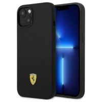 Ferrari FEHMSIP14MBK iPhone 14 Plus 6.7" black/black hardcase Silicone Metal Logo Magsafe