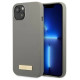 Guess GUHMP13SSPLG iPhone 13 mini 5.4" grey/grey hard case Silicone Logo Plate MagSafe