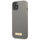 Guess GUHMP13SSPLG iPhone 13 mini 5.4" grey/grey hard case Silicone Logo Plate MagSafe