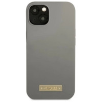 Guess GUHMP13SSPLG iPhone 13 mini 5.4" grey/grey hard case Silicone Logo Plate MagSafe