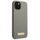 Guess GUHMP13SSPLG iPhone 13 mini 5.4" grey/grey hard case Silicone Logo Plate MagSafe