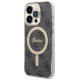Guess Set Guess GUBPP14LH4EACSK Case+ Charger iPhone 14 Pro 6.1" black/black hard case 4G Print MagSafe