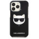 Karl Lagerfeld KLHCP13LTPECK iPhone 13 Pro / 13 6.1" hardcase black/black Choupette Head