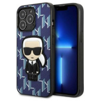 Karl Lagerfeld KLHCP13XPMNIKBL iPhone 13 Pro Max 6.7" hardcase blue/blue Monogram Ikonik Patch