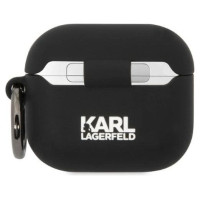 Karl Lagerfeld KLA3RUNCHK AirPods 3 cover black/black Silicone Choupette Head 3D