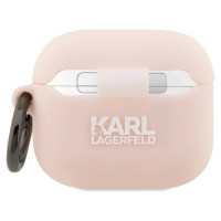 Karl Lagerfeld KLA3RUNIKP AirPods 3 cover pink/pink Silicone Karl Head 3D