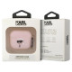 Karl Lagerfeld KLA3RUNIKP AirPods 3 cover pink/pink Silicone Karl Head 3D