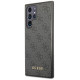 Guess GUHCS23LG4GFGR S23 Ultra S918 grey/grey hardcase 4G Metal Gold Logo