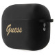 Guess GUAP2LSCHSK AirPods Pro 2 cover black/black Silicone Charm Heart Collection