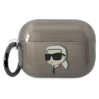Karl Lagerfeld KKLAP2HNIKTCK Airpods Pro 2 cover black/black Ikonik Karl Lagerfeld