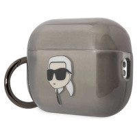 Karl Lagerfeld KKLAP2HNIKTCK Airpods Pro 2 cover black/black Ikonik Karl Lagerfeld