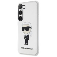 Karl Lagerfeld KLHCS23MHNIKTCT S23+ S916 transparent hardcase Ikonik Karl Lagerfeld