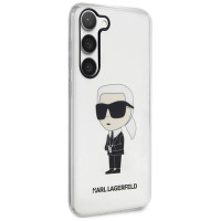 Karl Lagerfeld KLHCS23MHNIKTCT S23+ S916 transparent hardcase Ikonik Karl Lagerfeld