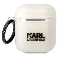 Karl Lagerfeld KLA2HNCHTCT Airpods 1/2 cover transparent Ikonik Choupette