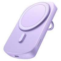 Joyroom Wireless powerbank 6000mAh Joyroom JR-W030 20W MagSafe with ring and stand - purple