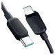 Joyroom Multi-Color Series A14 USB-C/ Lightning Cable 20W 1.2 m - Black