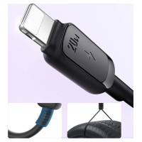Joyroom Multi-Color Series A14 USB-C/ Lightning Cable 20W 1.2 m - Black