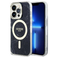 Guess GUHMP14XPCUMAK iPhone 14 Pro Max 6.7" black/black hardcase Marble MagSafe