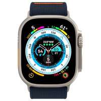 Spigen Fit Lite Ultra Strap for Apple Watch 4/5/6/7/8/9/SE/Ultra (42/44/45/49 mm) - Navy Blue