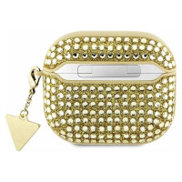 Guess GUA3HDGTPD AirPods 3 cover gold/gold Rhinestone Triangle Charm