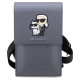 Karl Lagerfeld Handbag KLWBSAKCPMG silver/silver Saffiano Karl & Choupette