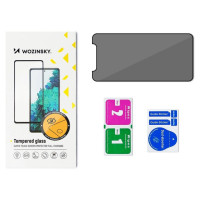 Wozinsky Privacy glass with Anti Spy filter for iPhone 15 Pro Max Wozinsky Privacy Glass - black