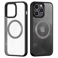 Dux Ducis Armored case for iPhone 15 Pro Max with MagSafe Dux Ducis Aimo Mag - black
