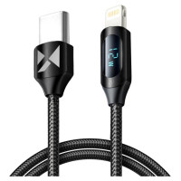 Wozinsky WUCLC1 Lightning - USB-C cable 36W 480Mb/s 1m - black