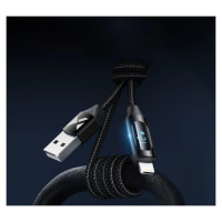 Wozinsky USB-A Cable - Lightning Wozinsky WUALC2 with LED Display 2.4A 2m - Black