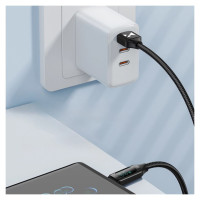 Wozinsky WUACC2 USB A - USB C Cable with Display 66W 6A 2m - Black