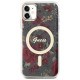 Guess GUHMN61HCFWSA iPhone 11 / Xr 6.1" green/khaki hardcase Flower MagSafe