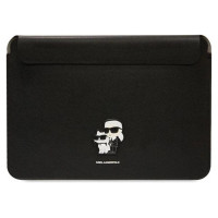 Karl Lagerfeld Saffiano Karl&Choupette case for a 14" laptop - black