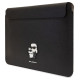 Karl Lagerfeld Saffiano Karl&Choupette case for a 14" laptop - black