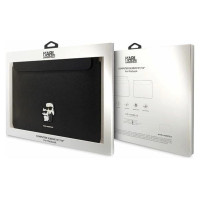 Karl Lagerfeld Saffiano Karl&Choupette case for a 14" laptop - black