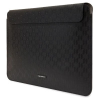 Karl Lagerfeld Saffiano Plaque case for a 14" laptop - black