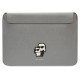 Karl Lagerfeld Saffiano Karl&Choupette case for a 14" laptop - silver