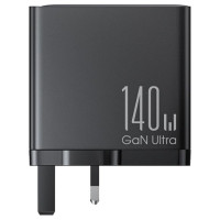 Joyroom GaN charger UK Joyroom JR-TCG05UK 140W 3x USB-C USB-A + USB-C / USB-C cable 240W 1.2m