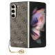 Guess GUHCZFD5GF4GBR F946 Z Fold5 brown/brown hardcase 4G Charms Collection