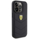 Ferrari Quilted Metal Logo case for iPhone 15 Pro - black