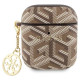 Guess GUA2PGCE4CW case for AirPods 1/2 - brown GCube Charm