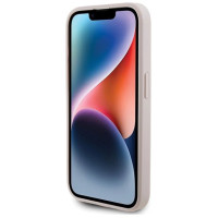 Guess 4G Metal Gold Logo case for iPhone 15 Pro - pink