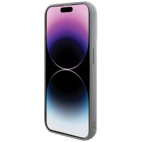 Guess Sequin Script Metal case for iPhone 15 Pro - silver