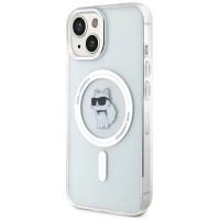 Karl Lagerfeld IML Choupette MagSafe case for iPhone 15 - transparent