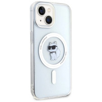 Karl Lagerfeld IML Choupette MagSafe case for iPhone 15 - transparent